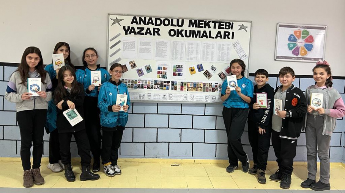Okulumuz 6. ve 7. Sınıf Öğrencileri, Anadolu Mektebi Yazar Okumaları Projesi Kapsamında 1. Dönem Okumaları Gereken Kitapları Bitirdiler