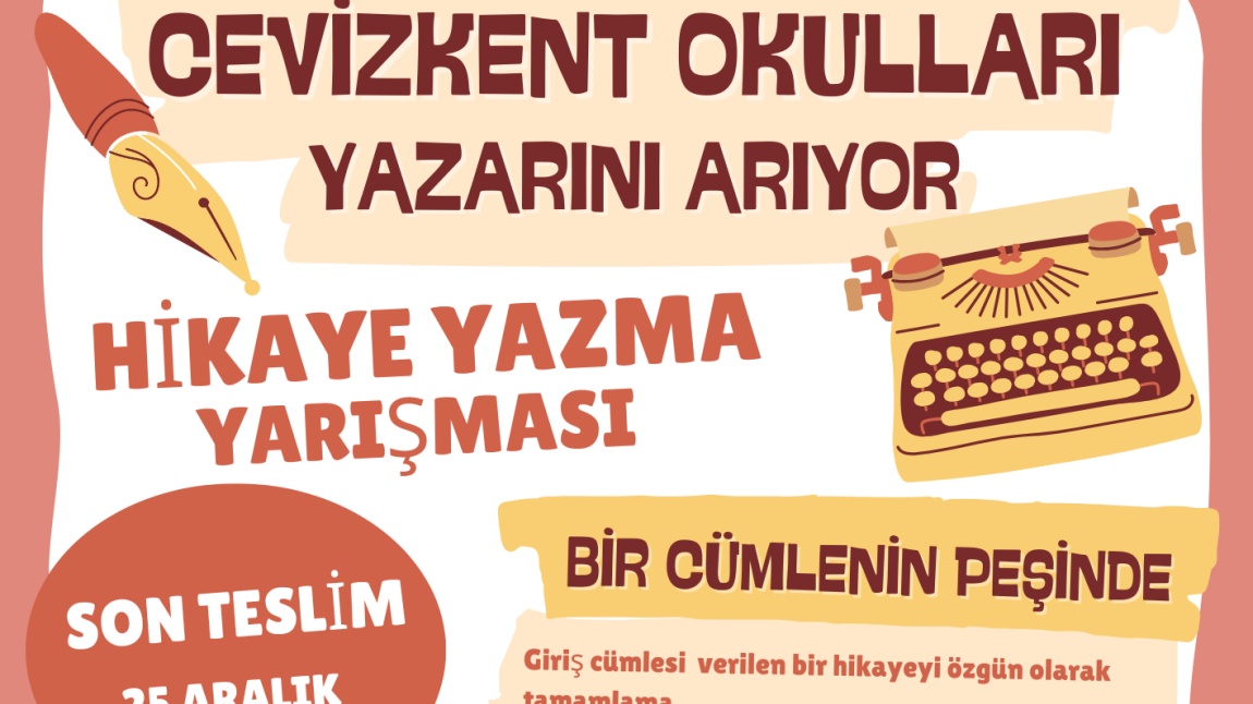 HİKAYE YARIŞMASI BAŞVURULARI